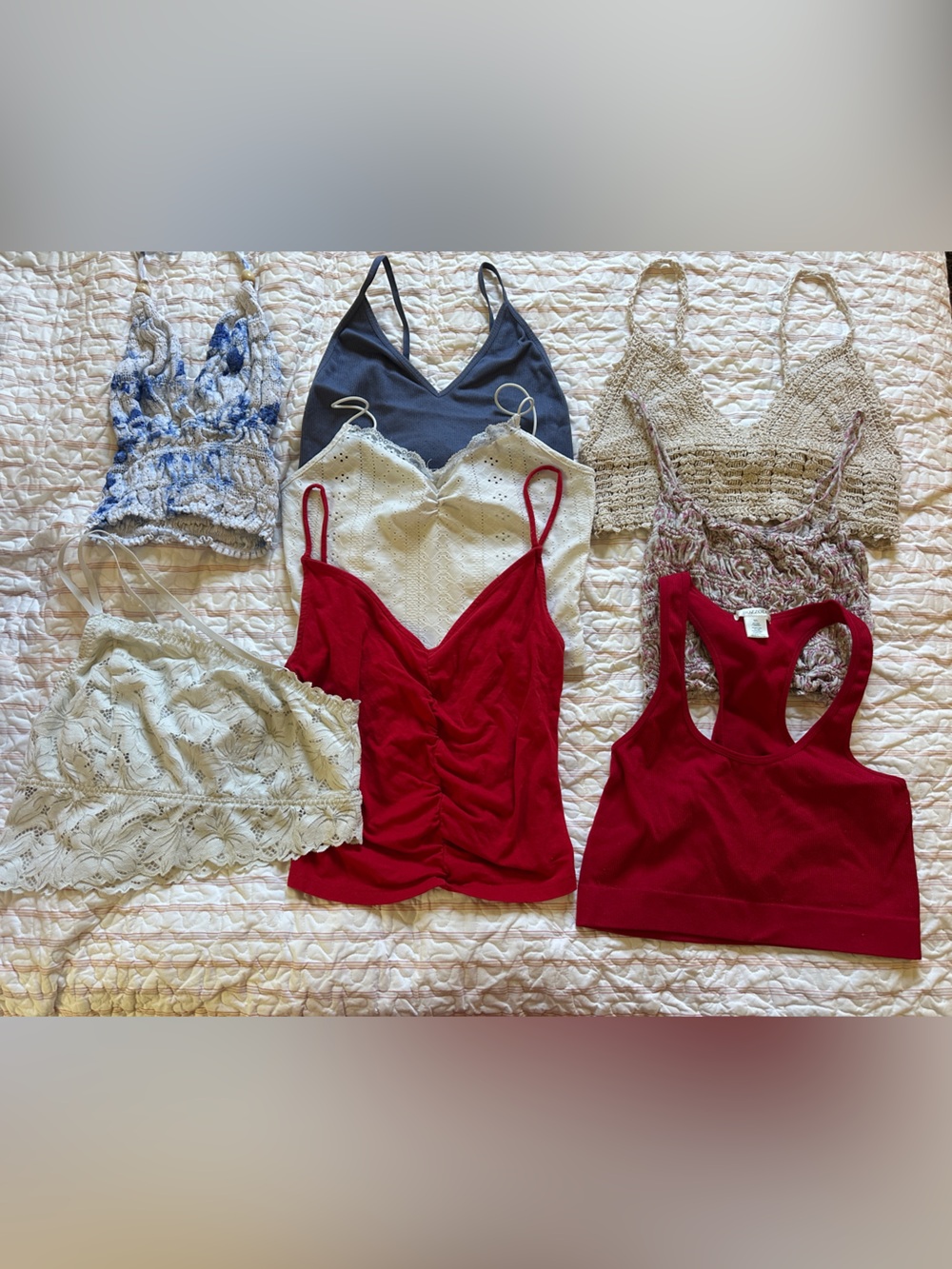 Crop Tanks bundle of 8 various brands Aerie, Urban Outfitters, Bozzolo, etc
